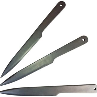 KAL22-SR - Throwing knives  3 pieces  silver