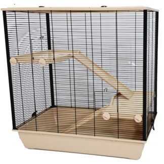 INTER-ZOO Frodo + Plastic Beige - cage for a hamster