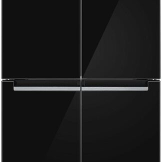 Bosch Serie 4 KMC85LBEA side-by-side refrigerator Freestanding 547 L E Black