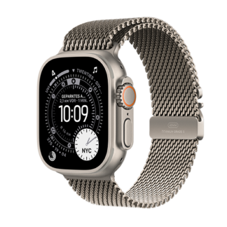 Watch Apple Watch Ultra 3 (2025) 5G 49mm Natural Titanium Case with Natural Titanium Milanese Loop M - Natural