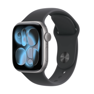 Watch Apple Watch Series 11 (2025) GPS 42mm Space Grey Aluminium Case with Black Sport Band M/L - Grey