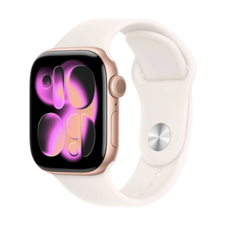 Watch Apple Watch Series 11 (2025) GPS 42mm Rose Gold Aluminium Case with Light Blush Sport Band S/M - Rose Gold
