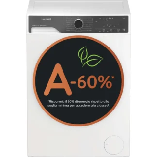 Πλυντήριο Ρούχων HOTPOINT 9Kg A-60 WHT VAP DELICA