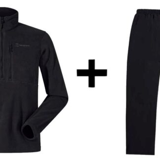 Berghaus Prism PT HZ sweatshirt  size L  black + Berghaus HILLWALKER OVRTRS AM BLK/BLK  size L