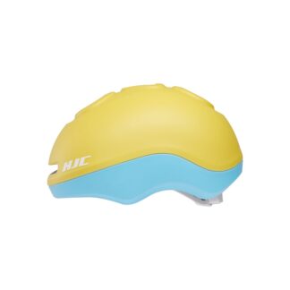 Kask Rowerowy HJC GLEO MT YELLOW BLUE  dziÄciÄco-mÅodzieÅ¼owy