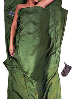 WkÅadka do Åpiwora Cocoon TravelSheet Silk  rhino/cornflower