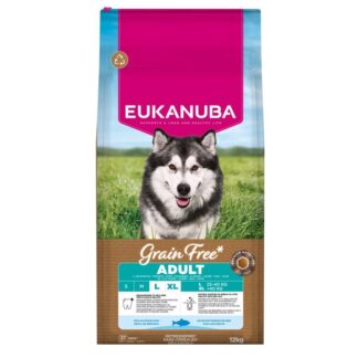 EUKANUBA Grain Free Adult Large Ocean Fish - dry dog food - 12kg