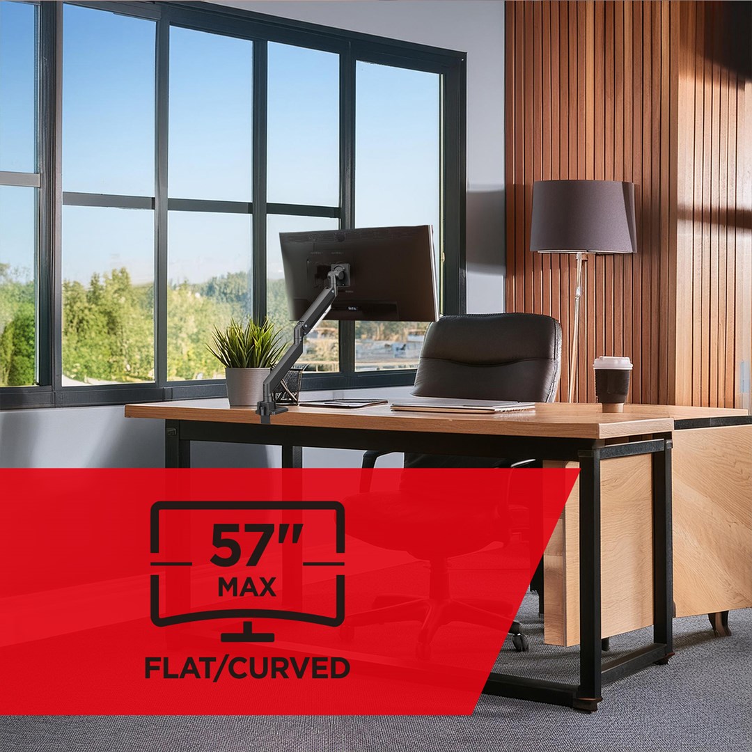 Maclean MC-968 Double Arm Monitor Mount with Gas Spring 17-57 27 kg Heavy Duty Sturdy Full Motion Holder Bracket Max VESA 200x200 Maclean MC-968 Double Arm Monitor Mount with Gas Spring 17-57 27 kg Heavy Duty Sturdy Full Motion Holder Bracket Max VESA 200x200