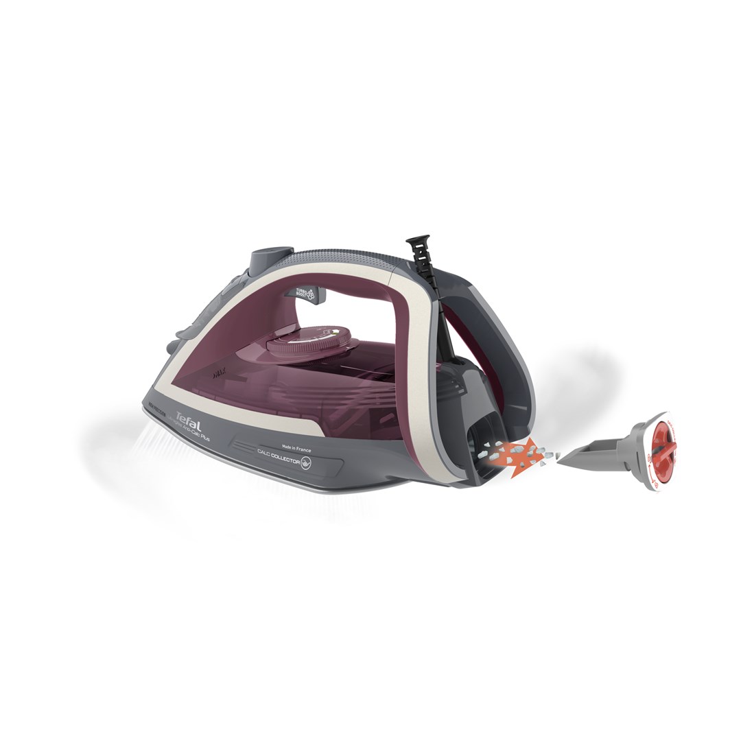 Tefal Ultragliss Anti-Calc Plus FV6840 Steam iron 2800 W Purple Silver Tefal Ultragliss Anti-Calc Plus FV6840 Steam iron 2800 W Purple Silver