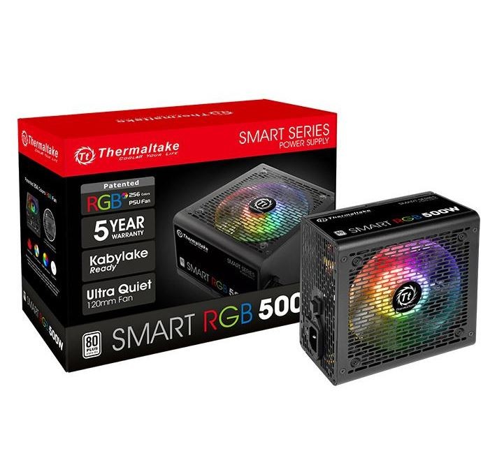 Smart 500W RGB (80+ 230V EU, 2xPEG, 120mm, Single Rail) Smart 500W RGB (80+ 230V EU, 2xPEG, 120mm, Single Rail)