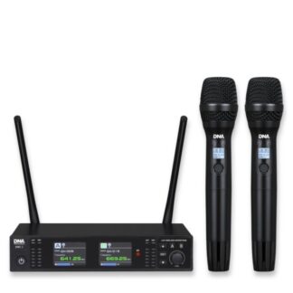 DNA Professional XMIC 2 - Wireless dual set: 2 x handheld microphones + receiver (518â542 MHz)