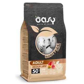 OASY Grain free Adult Medium/Large Lamb - dry dog food - 12kg