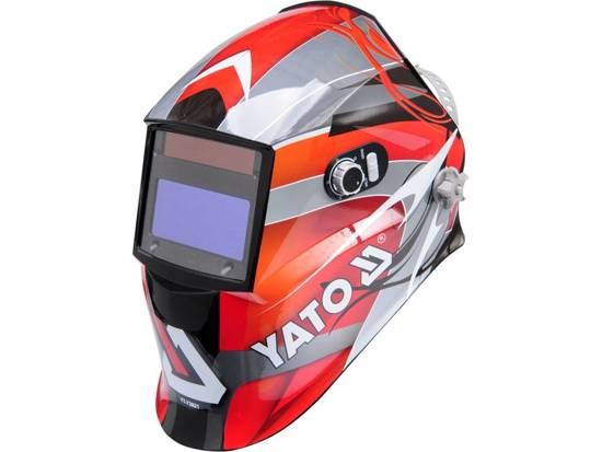 Yato YT-73921 welding mask/helmet Welding helmet with auto-darkening filter Black Red Silver Yato YT-73921 welding mask/helmet Welding helmet with auto-darkening filter Black Red Silver
