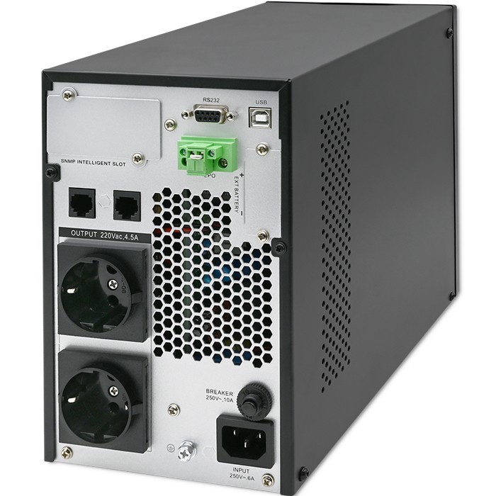 UPS 1kVA, 1000W, PF1.0 LCD,EPO,USB,On line UPS 1kVA, 1000W, PF1.0 LCD,EPO,USB,On line