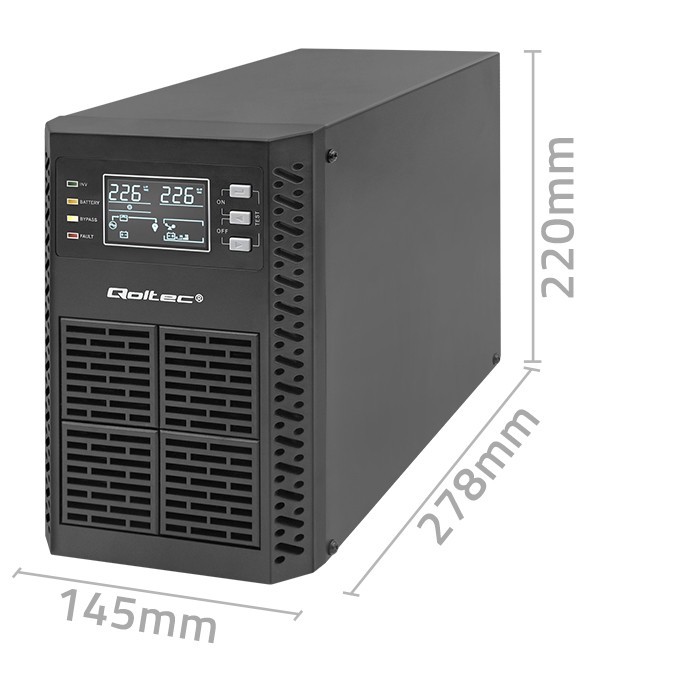 UPS 1kVA, 1000W, PF1.0 LCD,EPO,USB,On line UPS 1kVA, 1000W, PF1.0 LCD,EPO,USB,On line