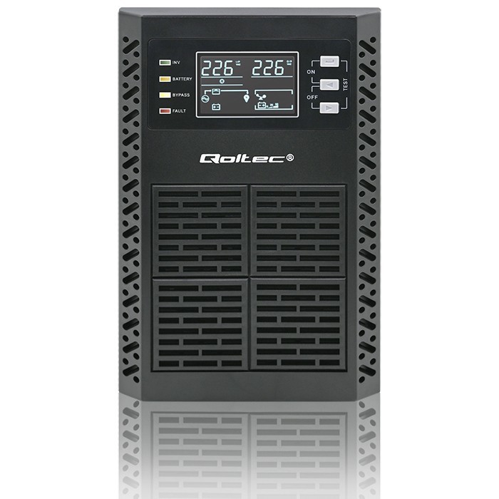 UPS 2kVA, 2000W, PF 1.0 LCD, EPO, USB, On line UPS 2kVA, 2000W, PF 1.0 LCD, EPO, USB, On line
