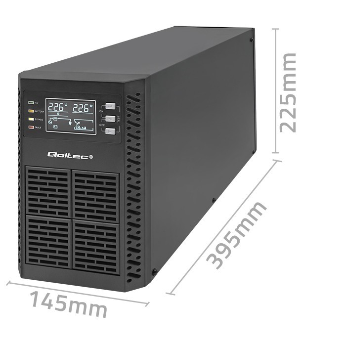 UPS 2kVA, 2000W, PF 1.0 LCD, EPO, USB, On line UPS 2kVA, 2000W, PF 1.0 LCD, EPO, USB, On line
