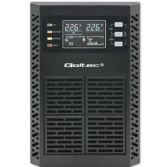 UPS 2kVA, 2000W, PF 1.0 LCD, EPO, USB, On line UPS 2kVA, 2000W, PF 1.0 LCD, EPO, USB, On line