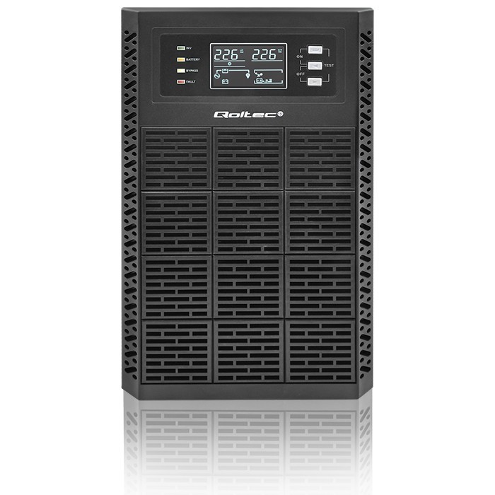 UPS 3kVA, 3000W, PF 1.0 LCD, EPO, USB, On line UPS 3kVA, 3000W, PF 1.0 LCD, EPO, USB, On line