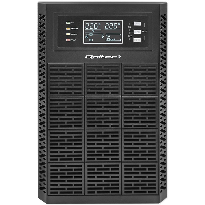 UPS 3kVA, 3000W, PF 1.0 LCD, EPO, USB, On line UPS 3kVA, 3000W, PF 1.0 LCD, EPO, USB, On line