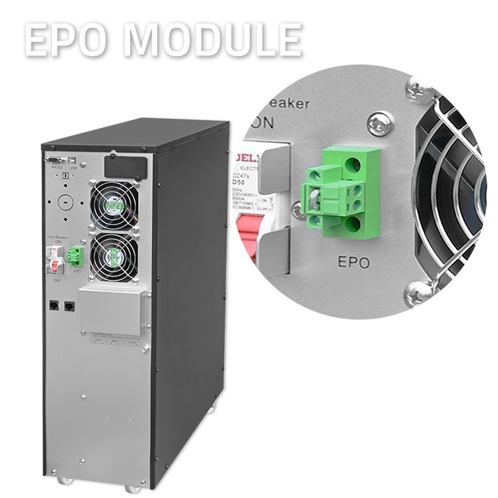 UPS 6kVA, 6000W, PF 1.0 LCD, EPO, USB, On line UPS 6kVA, 6000W, PF 1.0 LCD, EPO, USB, On line