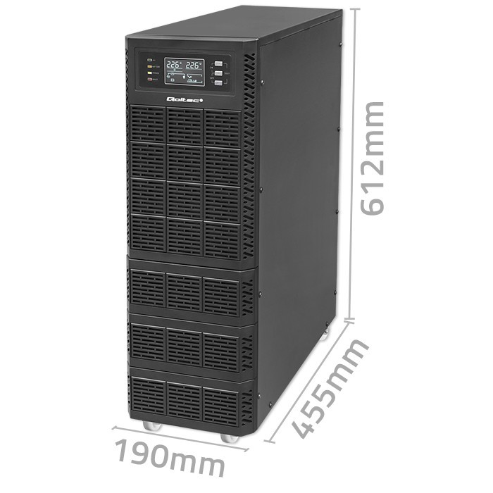 UPS 6kVA, 6000W, PF 1.0 LCD, EPO, USB, On line UPS 6kVA, 6000W, PF 1.0 LCD, EPO, USB, On line