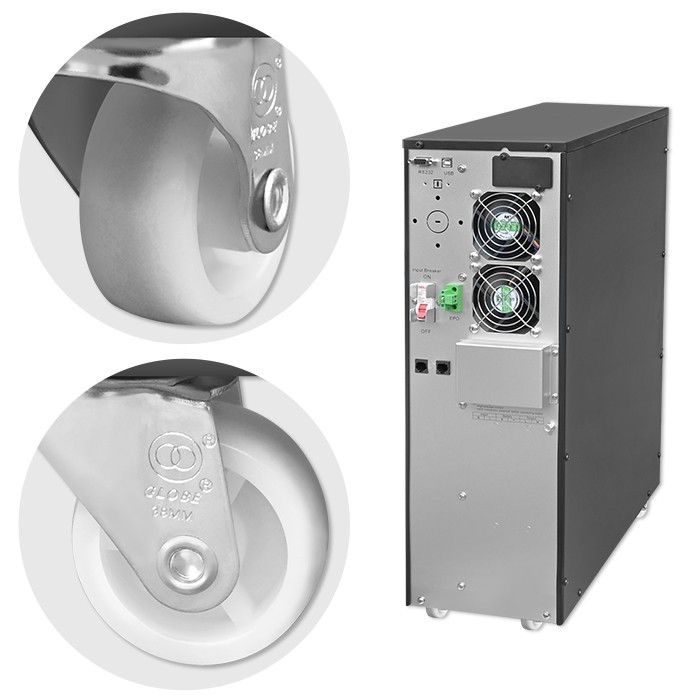 UPS 6kVA, 6000W, PF 1.0 LCD, EPO, USB, On line UPS 6kVA, 6000W, PF 1.0 LCD, EPO, USB, On line