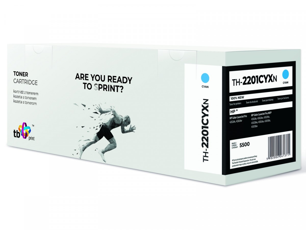 Toner for HP Color LaserJet Pro 4202 W2201X TH-2200CYXN 100% new cyan Toner for HP Color LaserJet Pro 4202 W2201X TH-2200CYXN 100% new cyan