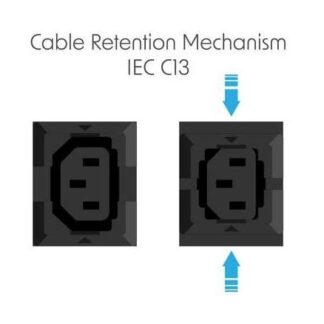 Listwa zasilająca rack pdu 19" 10a 16x iec c13 3m iec c14 miernik pionowa czarna
