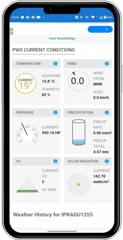 Weather station SWS 16600 WiFi 7 in 1 Weather station SWS 16600 WiFi 7 in 1