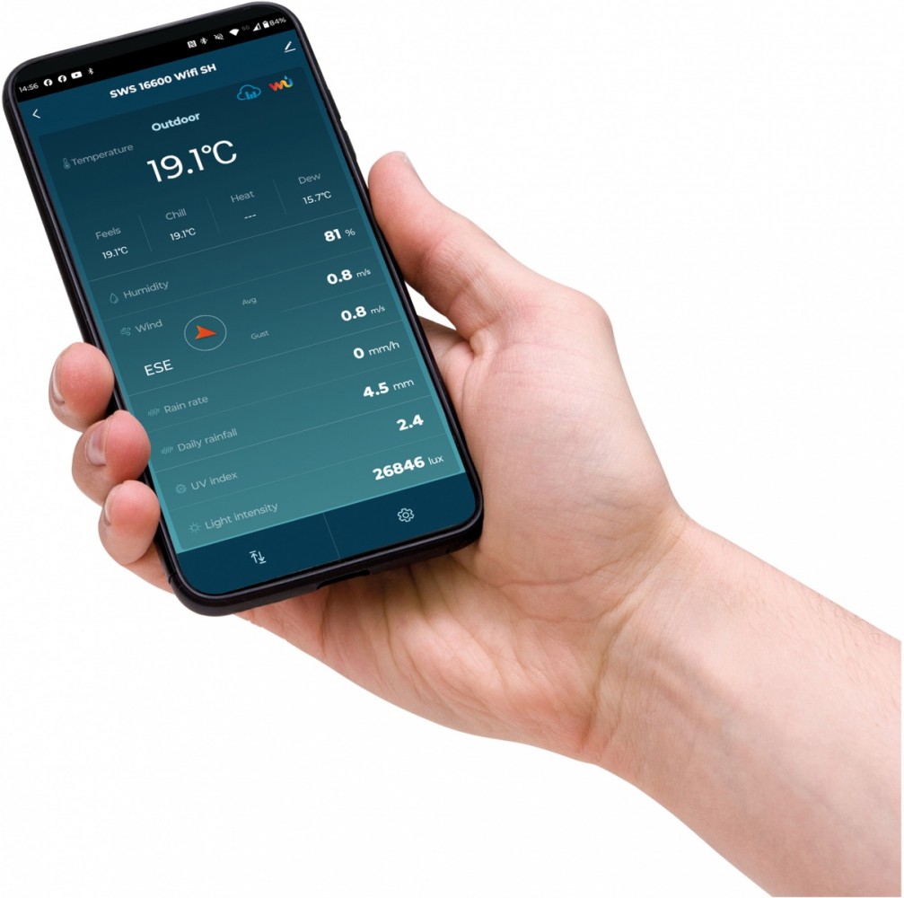 Weather station SWS 16600 WiFi 7 in 1 Weather station SWS 16600 WiFi 7 in 1