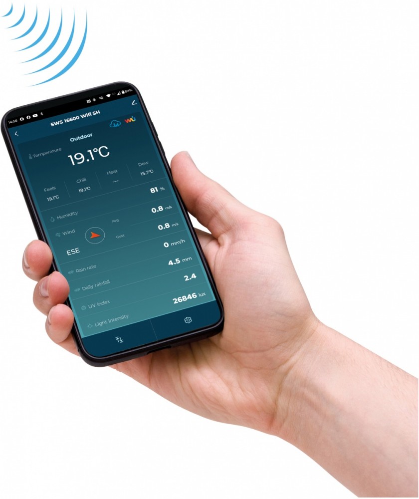 Weather station SWS 16600 WiFi 7 in 1 Weather station SWS 16600 WiFi 7 in 1