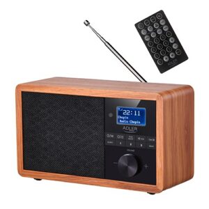 Adler AD 1184 radio Portable Digital Black  Wood