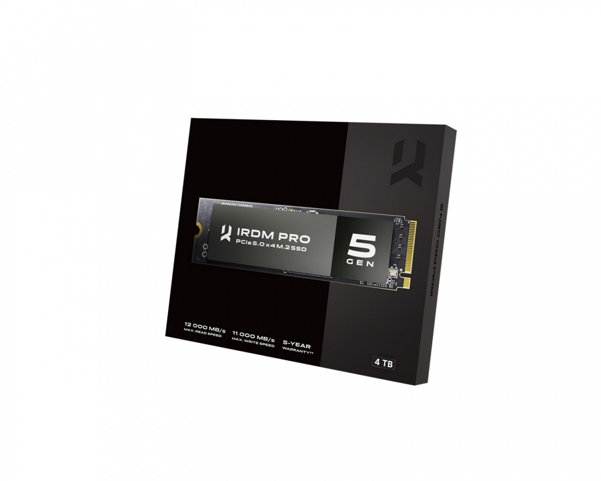 SSD IRDM PRO P54S Gen5 4TB 5x4 2280 12000/11000MB/s SSD IRDM PRO P54S Gen5 4TB 5x4 2280 12000/11000MB/s