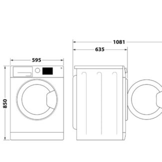 FFWDD1076258BVEU Washer-dryer
