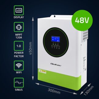 Off Grid solar inverter 6.2kVA 6.2kW 120A MPPT