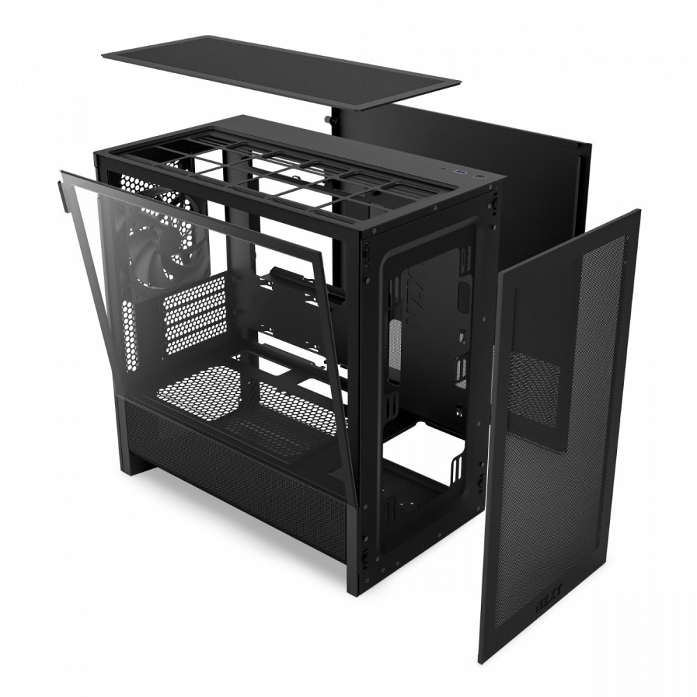 PC CASE H3 FLOW MATX MINI TOWER black PC CASE H3 FLOW MATX MINI TOWER black