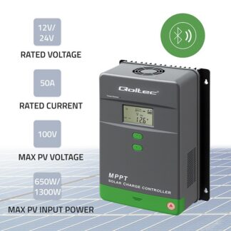 Solar charge controller MPPT 50A 12V24V LCD