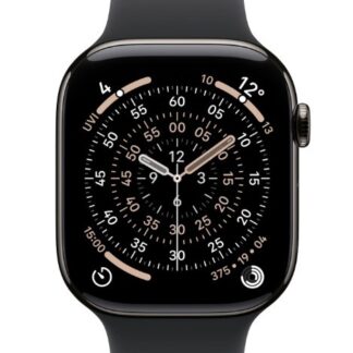 Watch Series 11 GPS + Cellular 46mm Slate Titanium Case with Black Sport Band - M/L