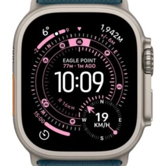 Watch Ultra 3 GPS + Cellular 49mm Natural Titanium Case with Light Blue Alpine Loop - Small