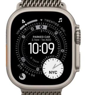 Watch Ultra 3 GPS + Cellular 49mm Natural Titanium Case with Natural Titanium Milanese Loop - Small