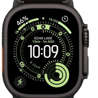 Watch Ultra 3 GPS + Cellular 49mm Black Titanium Case with Black/Charcoal Trail Loop - M/L