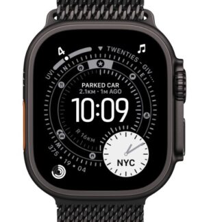 Watch Ultra 3 GPS + Cellular 49mm Black Titanium Case with Black Titanium Milanese Loop - Medium
