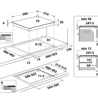 WLB6860NES Induction Hob