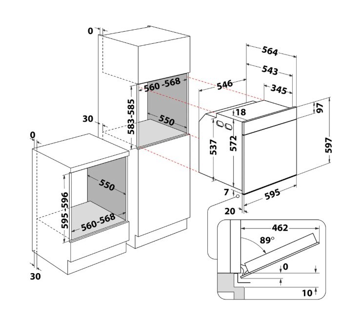 WOI4S8CM1SXA Oven WOI4S8CM1SXA Oven