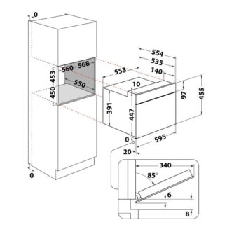 Kuchnia mikrofalowa do zabudowy WMW44HMB