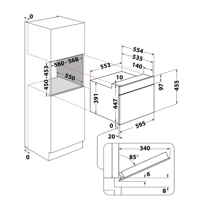 Kuchnia mikrofalowa do zabudowy WMW44HMB Kuchnia mikrofalowa do zabudowy WMW44HMB