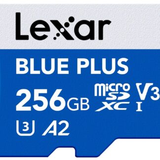 Memory card microSD card 256GB C10 A2 U3 V30 170MB/s Blue Plus