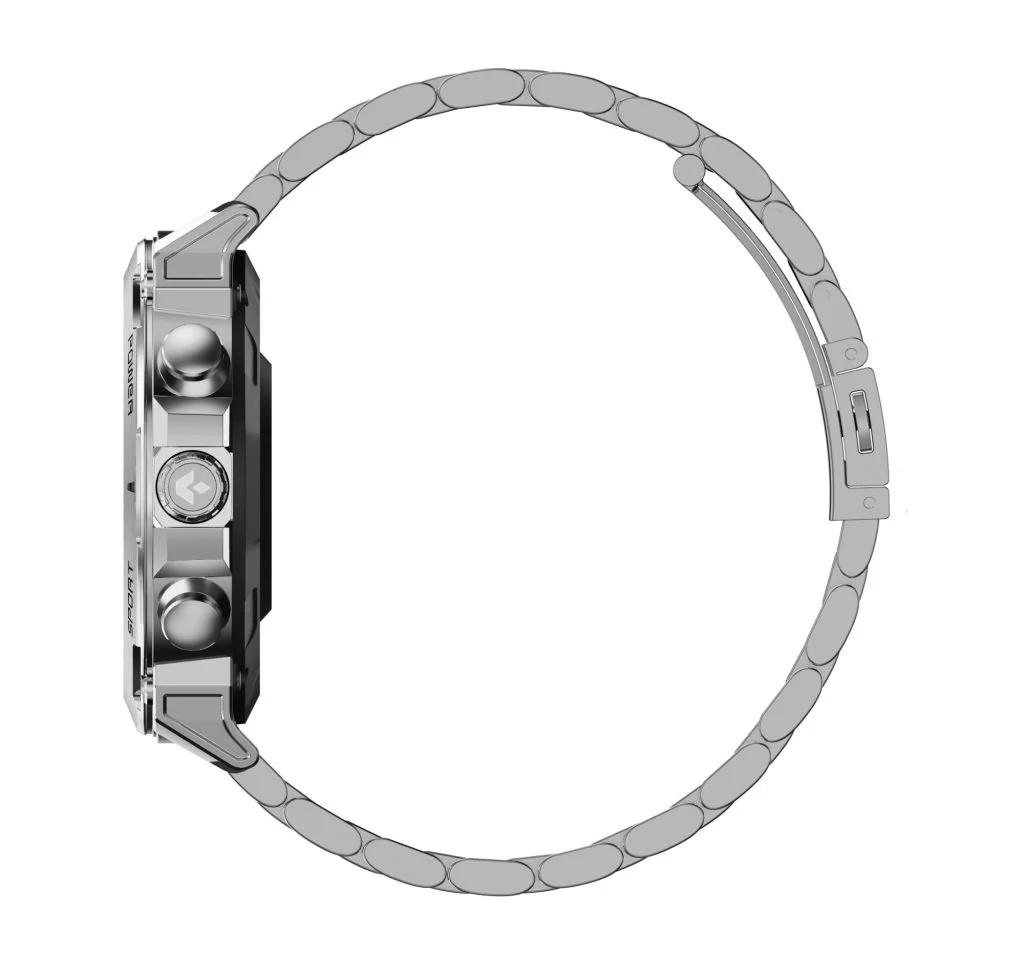 Smartwatch Garett Atom silver steel Smartwatch Garett Atom silver steel