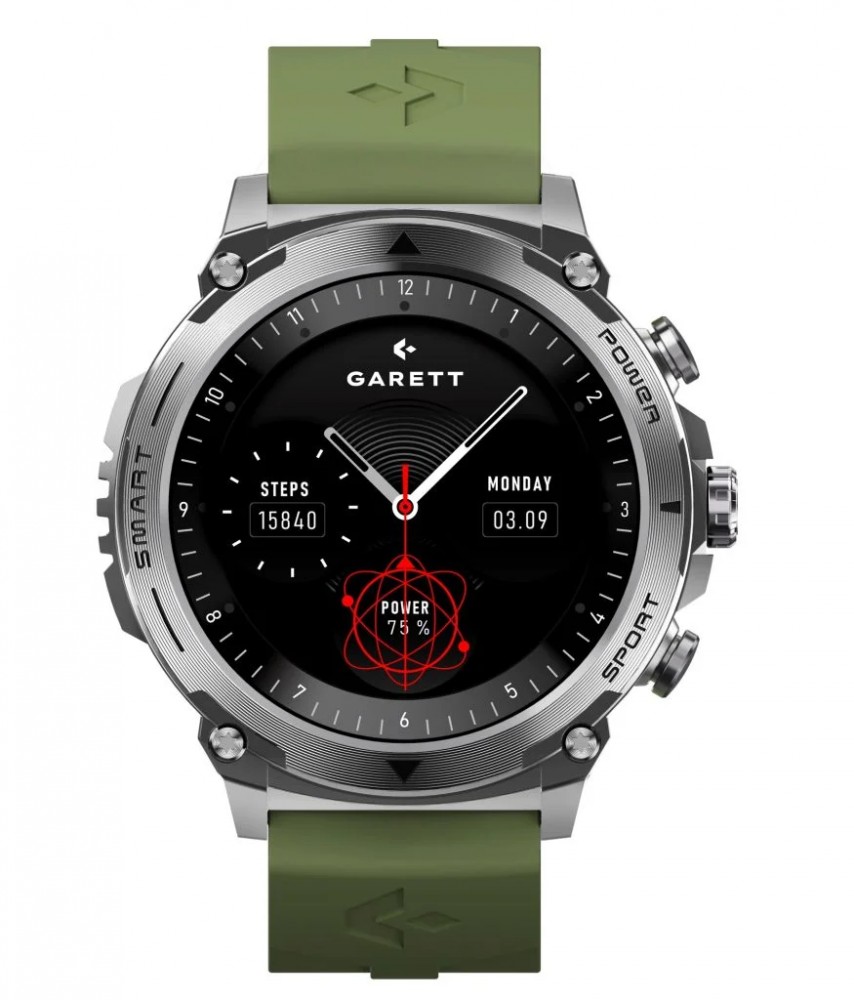 Smartwatch Garett Atom silver steel Smartwatch Garett Atom silver steel